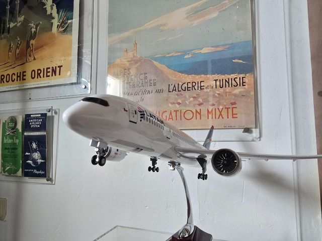 Maqueta de avion con luz!