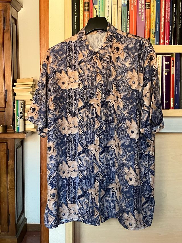 Blusa camisera estampada