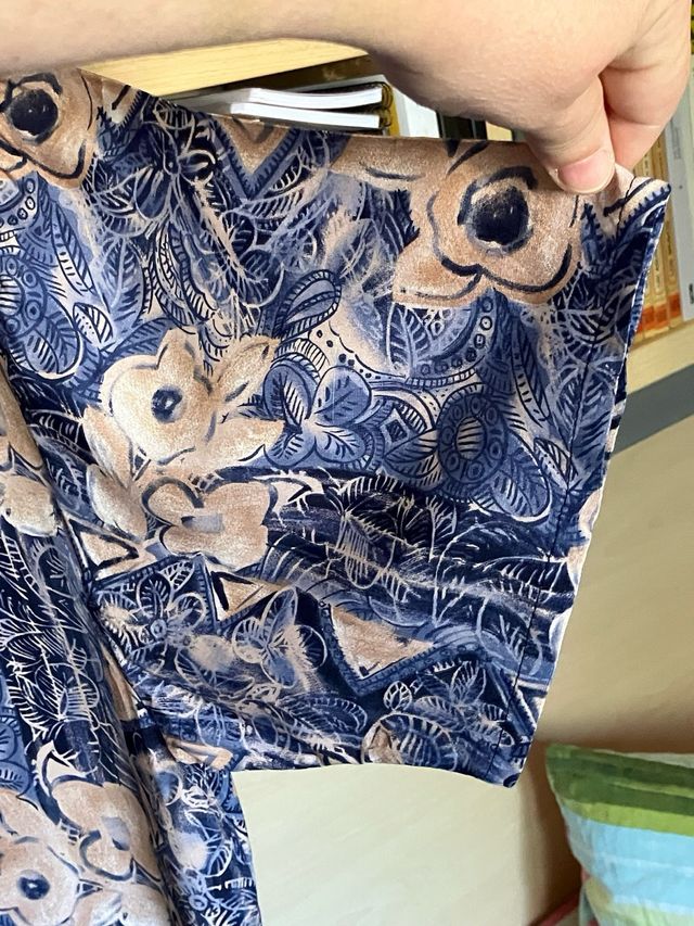 Blusa camisera estampada