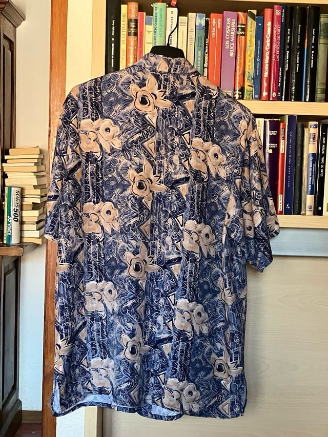 Blusa camisera estampada