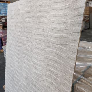 Azulejos decoración gris de ducha y cocina 32x90