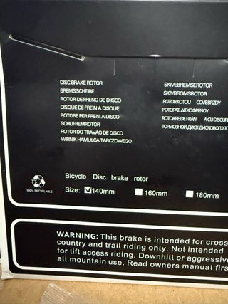 Disco de freno de bicicleta