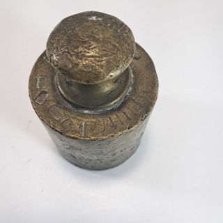 Peso 1 kg in ottone per bilancia