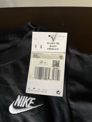 Camisetas nike junior
