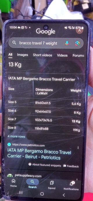 Trasportín para perros grandes. XXL.