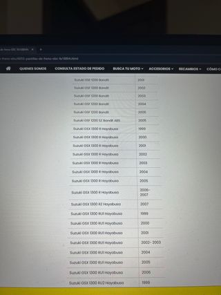 Pastillas de Freno FA188HH Kawasaki y suzuki