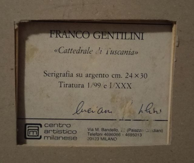 Serigrafia su Argento 