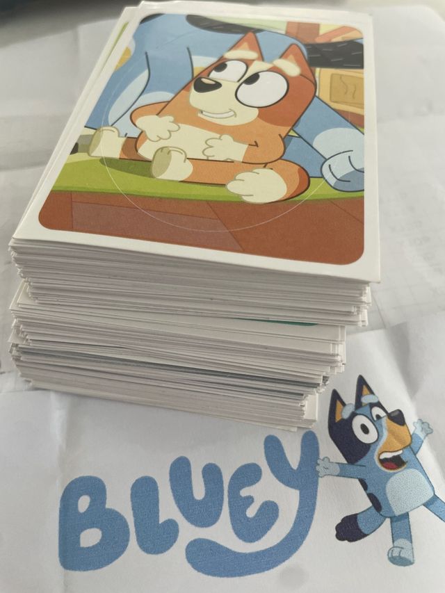 Cromos “Bluey - Vamos a Jugar”
