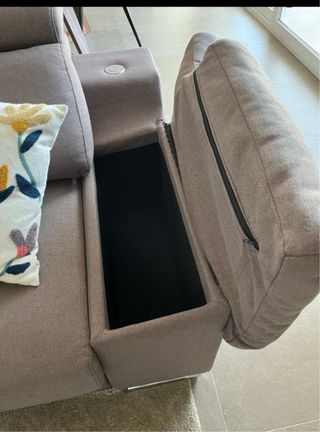 Sofa  multiposición con chaise long