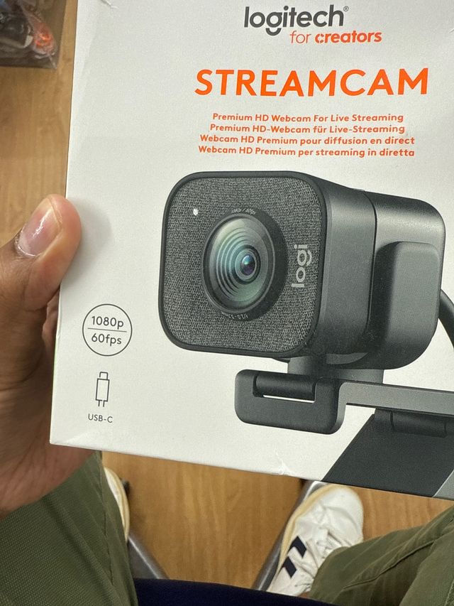 Logitech StreamCam 4K Type C New