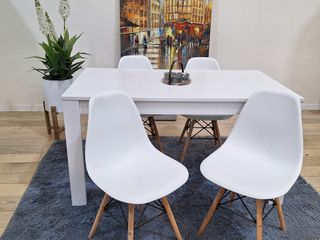 Mesa de Comedor 140x80cm + 4 sillas