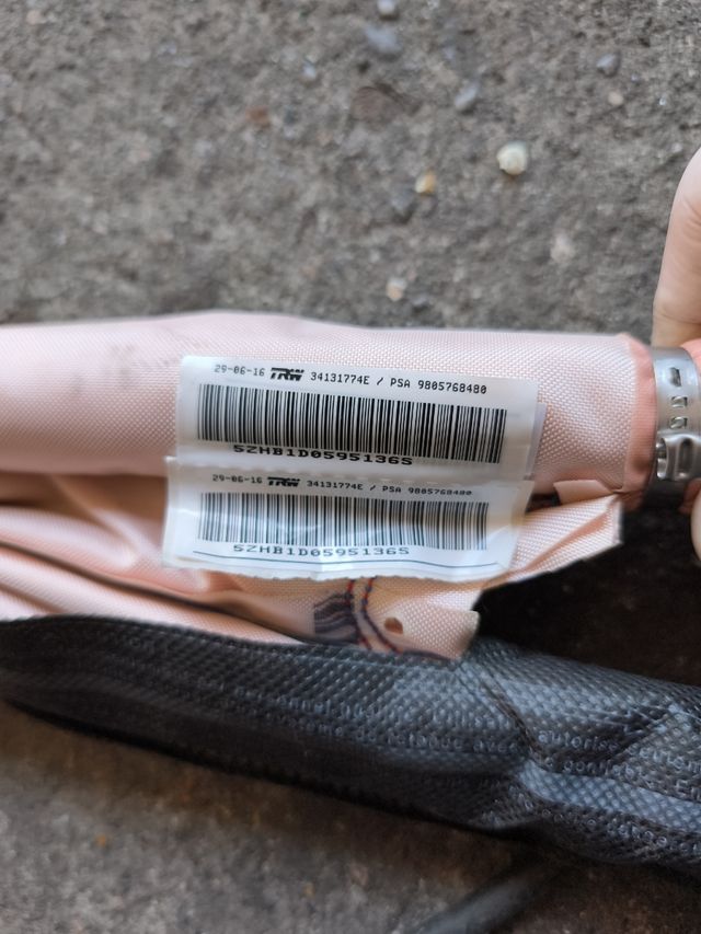 Airbag cortina 9805768480