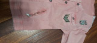 Chamarra vaquera rosa