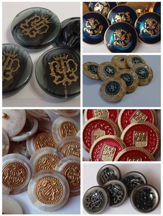 Lote 10 botones- 8 modelos