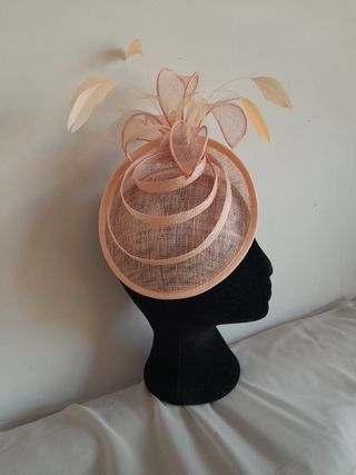 Tocado/sombrero de sinamay boda, fiesta