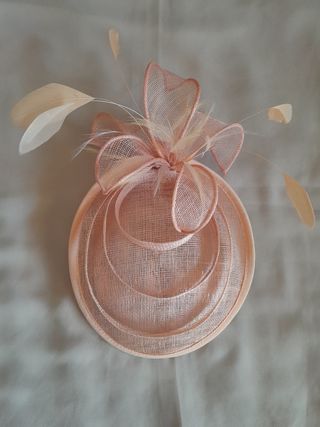 Tocado/sombrero de sinamay boda, fiesta