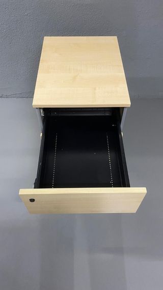 CAJONERA OFICINA de madera con llave