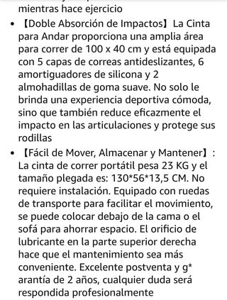 CINTA MÁQUINA DE CORRER