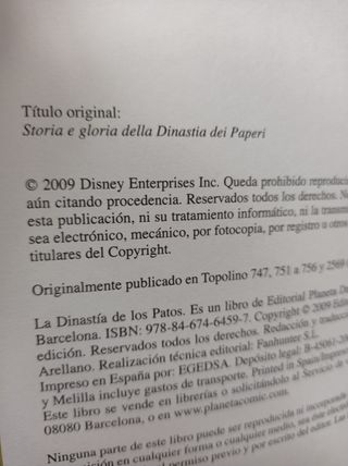 WALT DISNEY LA DINASTIA DE LOS PATOS INTEGRAL 2009
