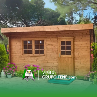 Casa madera moderna 20m2 prefabricada nueva
