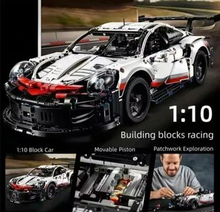 Porsche 911 RSR construcción 50cm
tipo L