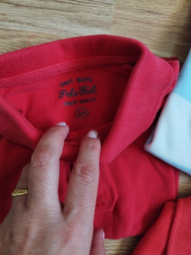 Lote polos manga corta niño