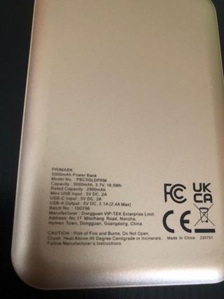 Bateria externa 5000mAh