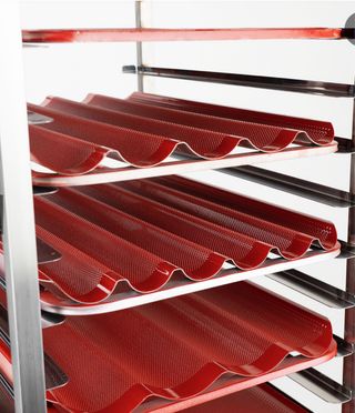 Carro para latas panaderia