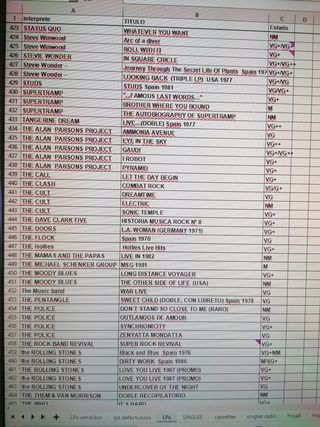 LP discos vinilo rock internacional Pink Floyd,etc