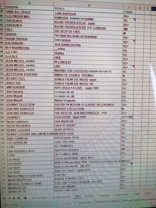 LP discos vinilo rock internacional Pink Floyd,etc