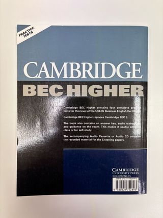 Cambridge BEC Higher - Self-Study Edition