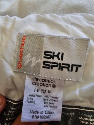 piumino caldo decathlon