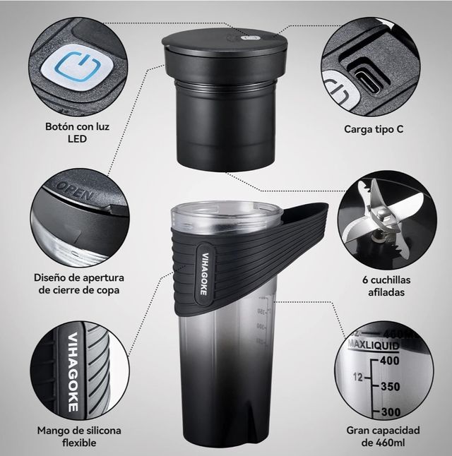 NUEVA!! Batidora portátil