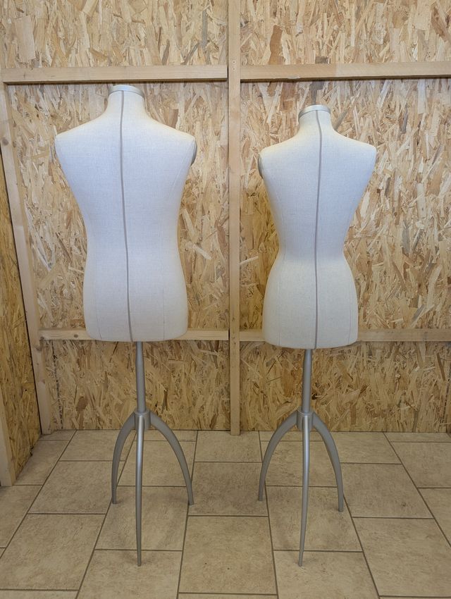 Manichini busti nuovi in lino uomo donna