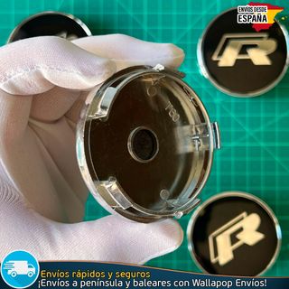 X4 Tapacubos R Line Volkswagen 60mm Tapas Llantas