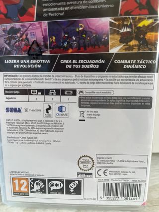 Persona 5 Tactica Switch PRECINTADO