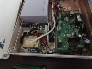 Alarma, central y sensores