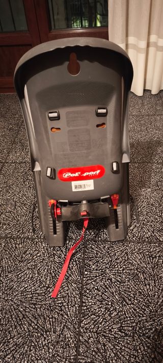 Silla portabebés bicicleta trasera poli
