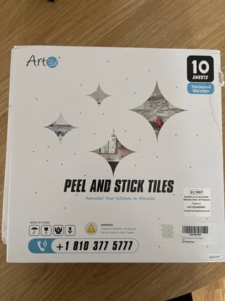 Pegatina azulejo autoadhesiva