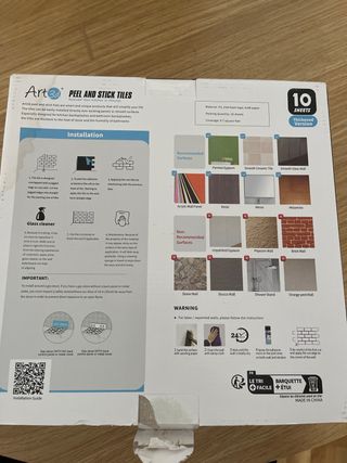 Pegatina azulejo autoadhesiva