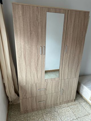 Oferta Express Armario 3 Puertas Sonoma con espejo