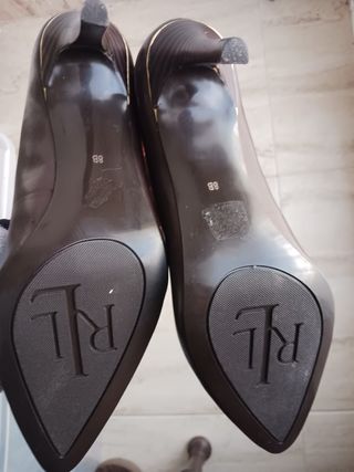 Zapatos RALPH LAUREN de salón tacón alto.NUEVOS.38