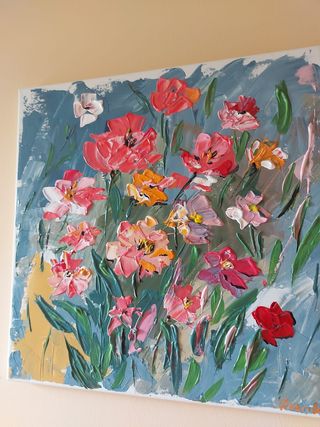 Quadro su tela in acrilico