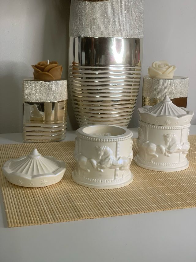 Candela carosello  per battesmino 