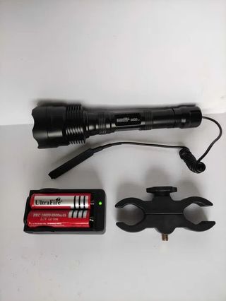 Kit Caça Lanterna 3 x Cree Branca Led 6000 Lumens