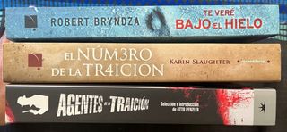 Novela Negra lote de 3 libros