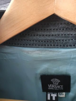 Cazadora de cuero Versace