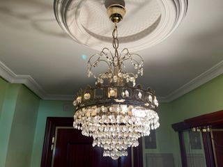 Lampara entrada cristal de roca