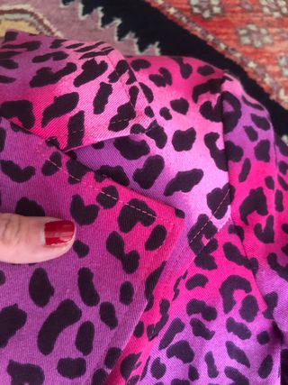 Chaqueta vaquera leopardo MNX