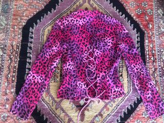 Chaqueta vaquera leopardo MNX